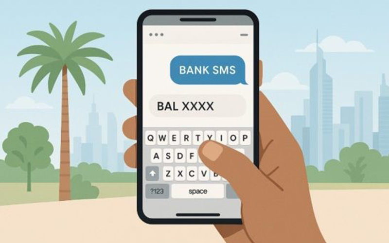 FAB Balance Check via SMS