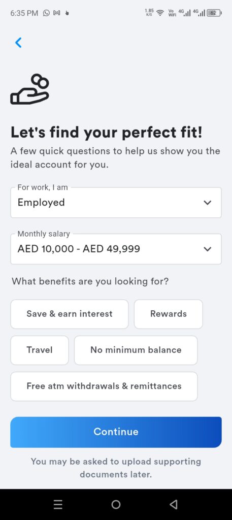FAB Bank App Registration Form