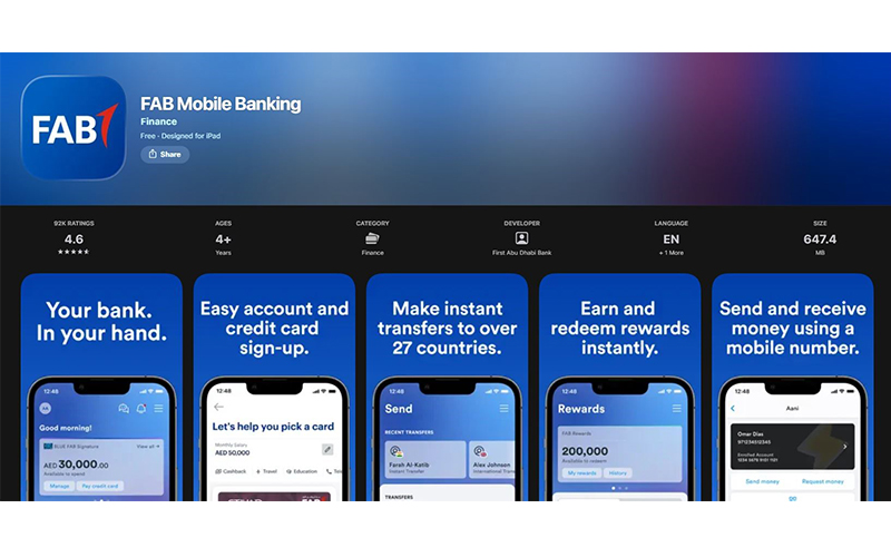 FAB Bank Balance Check